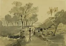 Point de Galle in Ceylon (Sri Lanka), 1858. Creator: Joseph Selleny