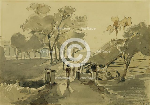 Point de Galle in Ceylon (Sri Lanka), 1858. Creator: Joseph Selleny.