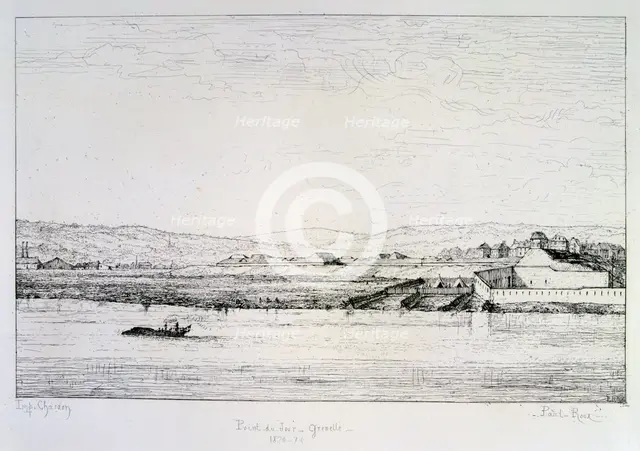 Point du Jour - Grenelle, Siege of Paris, 1870-1871. Artist: Paul Roux