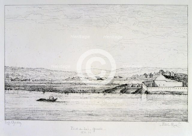 Point du Jour - Grenelle, Siege of Paris, 1870-1871. Artist: Paul Roux