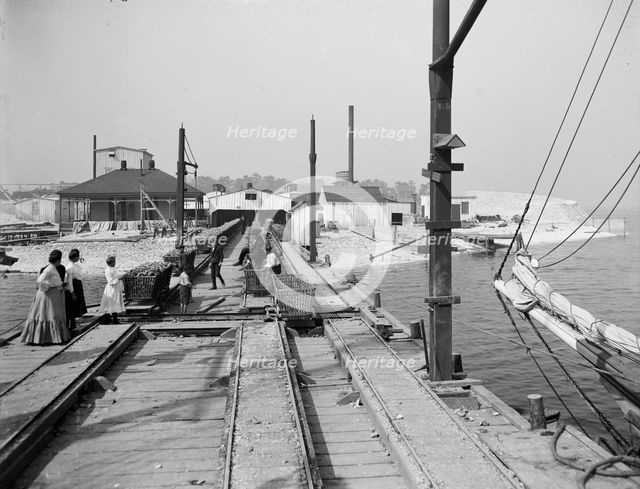 Point oyster houses, Biloxi, Miss., c1906. Creator: Unknown.