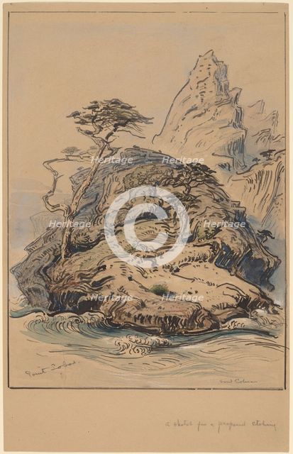 Point Lobos, California, probably 1886. Creator: Samuel Colman.