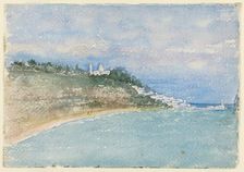 Point West of Algiers, North Africa, Travel Sketch, 1896. Creator: Daniel Burnham