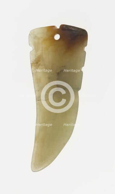 Pointed Pendant, Eastern Zhou period, 7th/6th century B.C. Creator: Unknown.