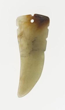 Pointed Pendant, Eastern Zhou period, 7th/6th century B.C. Creator: Unknown