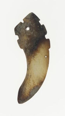 Pointed Pendant, Eastern Zhou period, 7th/6th century B.C. Creator: Unknown