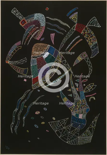 Points (Punkte), 1939. Creator: Kandinsky, Wassily Vasilyevich (1866-1944).
