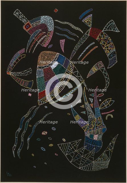 Points (Punkte), 1939. Creator: Kandinsky, Wassily Vasilyevich (1866-1944).