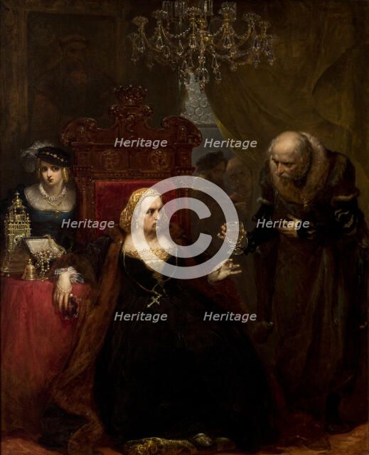 Poisoning of Queen Bona, 1859. Creator: Jan Matejko.