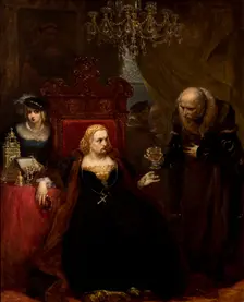 Poisoning of Queen Bona, 1859. Creator: Jan Matejko