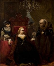 Poisoning of Queen Bona, 1859. Creator: Jan Matejko