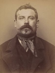 Poisson. Georges. 38 ans, né à Boulogne (Seine). Chaudronnier. Anarchiste. 6/3/94, 1894. Creator: Alphonse Bertillon