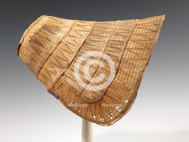 Poke bonnet, American, ca. 1835. Creator: Unknown.