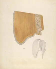 Poke Bonnet, c. 1937. Creator: Arelia Arbo