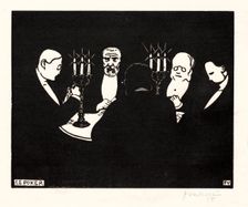Poker, 1896. Creator: Félix Vallotton (French, 1865-1925)