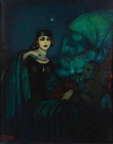 Pola Negri and Rudolph Valentino. Creator: Beltrán Massés, Federico (1885-1949)