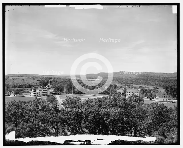 Poland Spring House from the Maine State Building, between 1880 and 1930. Creator: Unknown.