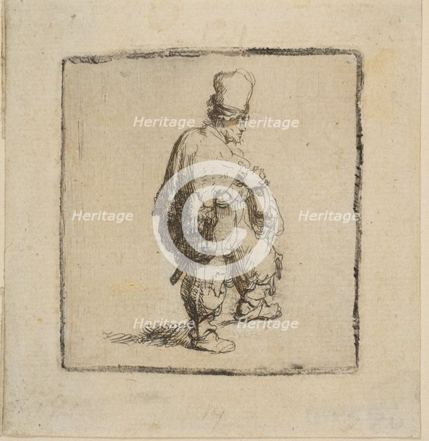 Polander Standing with Arms Folded, 1630-40. Creator: Rembrandt Harmensz van Rijn.