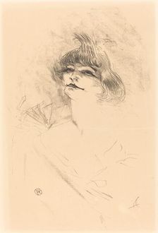 Polaire, 1897. Creator: Henri de Toulouse-Lautrec