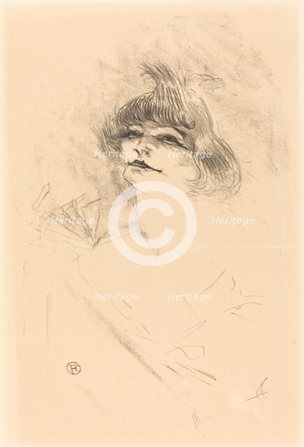 Polaire, 1897. Creator: Henri de Toulouse-Lautrec.
