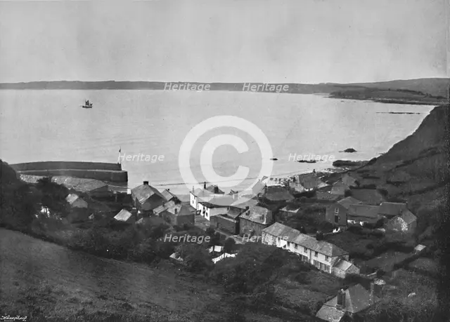 'Polkerris - A Remote Cornish Village', 1895. Artist: Unknown.