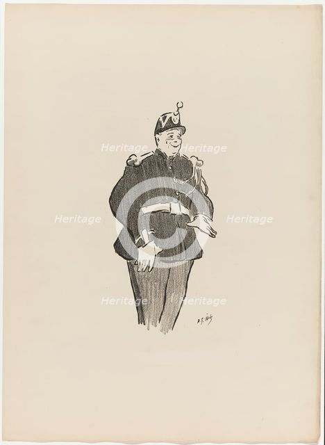 Polin, from Le Café-Concert, 1893. Creator: Henri-Gabriel Ibels.