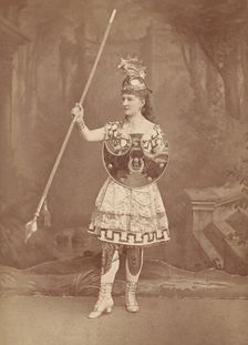Polina (Pelagea) Karpakova (1845-1920) as Queen Nisia in the ballet "Le Roi Candaule"..., c 1870. Creator: Photo studio Marian Konarsky, Moscow