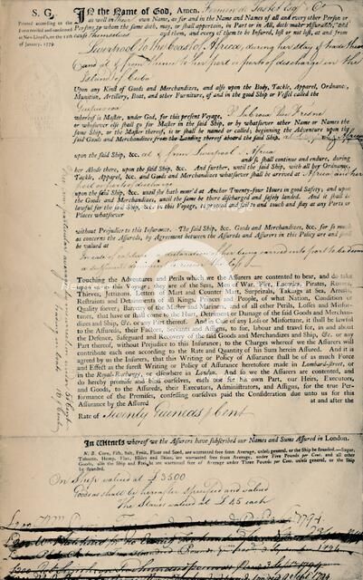 'Policy on Slaves, 1794', (1928). Artist: Unknown.