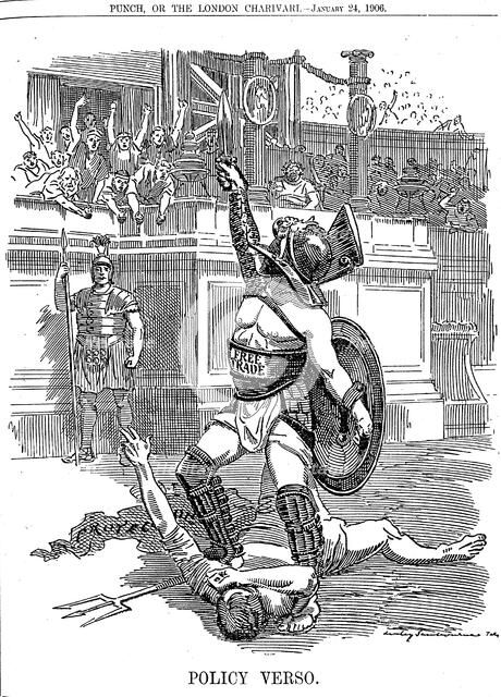 'Policy Verso', 1906. Artist: Edward Linley Sambourne