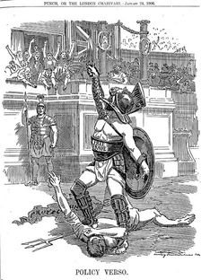 Policy Verso 1906. Artist: Edward Linley Sambourne