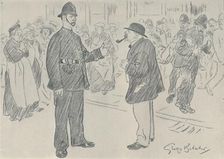 Police and the People 1920. Artist: George Belcher