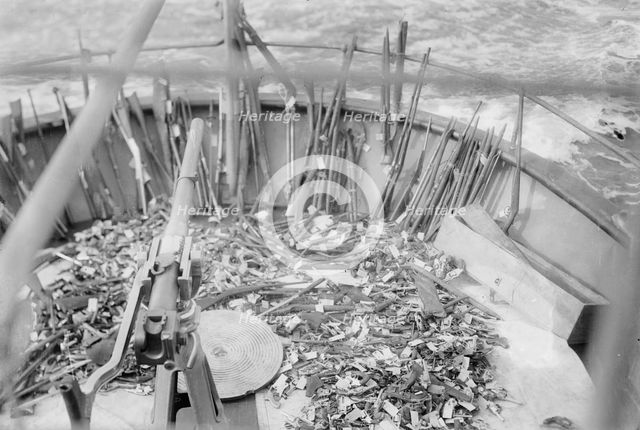 Police - destroyed guns[?], 1914. Creator: Bain News Service.