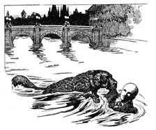 Police dog being trained, 1907. Artist: Anon