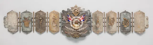 Police Gazette Championship Belt and presentation case awarded to Ezzard Charles, 1948. Creator: Unknown.