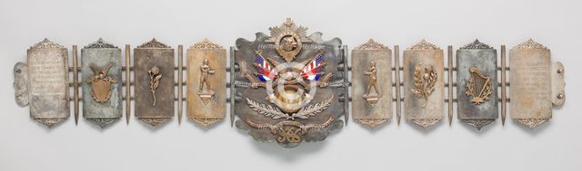Police Gazette Championship Belt and presentation case awarded to Ezzard Charles, 1948. Creator: Unknown.