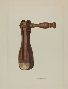 Police Rattle, 1940. Creator: Carl Buergerniss