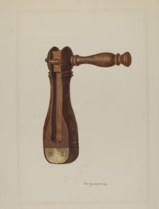 Police Rattle, 1940. Creator: Carl Buergerniss