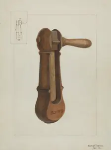 Police Rattle, c. 1936. Creator: Samuel Fineman