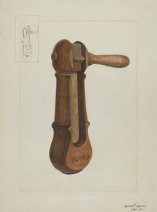 Police Rattle, c. 1936. Creator: Samuel Fineman