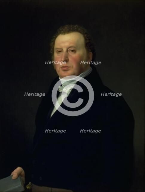 Police Surgeon Johan Frederik Rost. The Artist's Family Doctor and Friend, 1831. Creator: CW Eckersberg.