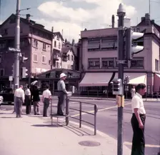 Police traffic control, Zurich, Switzerland, c1955. Creator: Arthur Charles Kirby Ware
