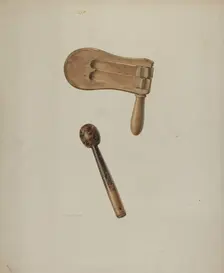 Policeman's Rattle, c. 1939. Creator: Alfred Koehn