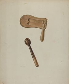 Policeman's Rattle, c. 1939. Creator: Alfred Koehn
