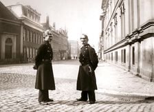 Policemen, Rotterdam, 1898.Artist: James Batkin