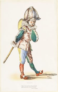 Polichinelle, 1874. Creator: Edouard Manet