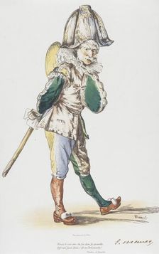 Polichinelle, 1874. Creator: Edouard Manet