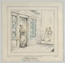 Polignac Patissier de l'ex-Cour de France, 1830. Creator: Marie-Alexandre Alophe