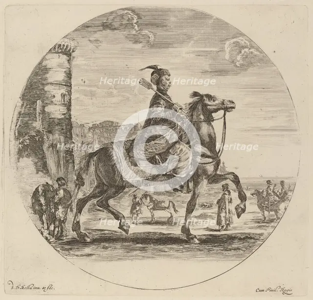 Polish Cavalier. Creator: Stefano della Bella.