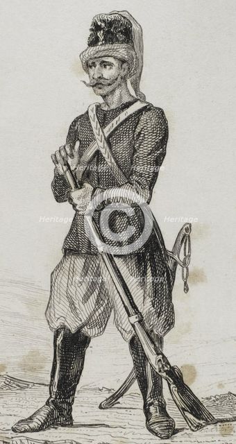 Polish guard, 1839. Creator: Chaillot.