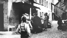 Polish ghetto, Vilna, USSR, World War II, 1939-1944. Creator: Unknown